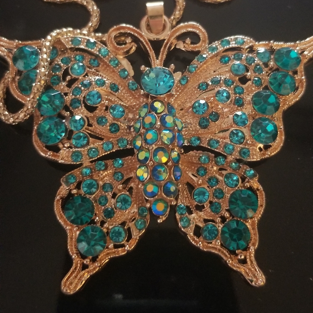 Betsey Johnson Butterfly Necklace